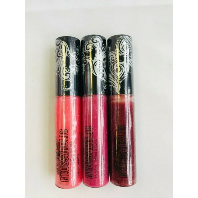 Lot of 3 - Hard Candy Glossaholic Lipgloss     .38oz   SEALED !!