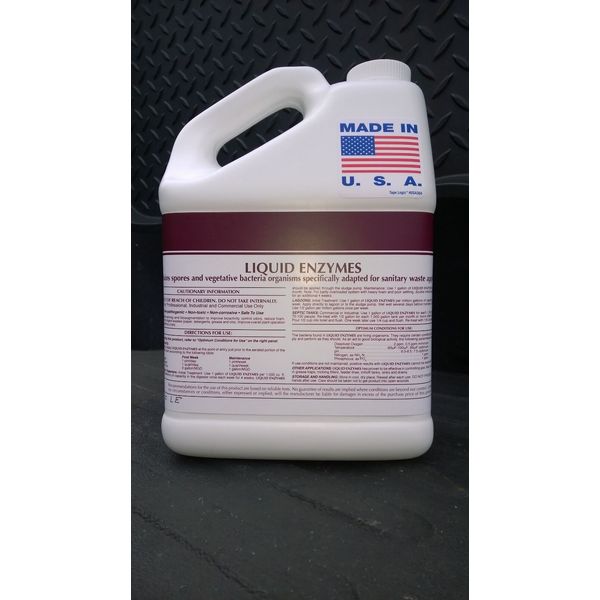 GEREASE TRAP TREATMENT FOG CLEANER 1 GAL ENZYME BACTERIA PATRIOT CHEMICAL SALES