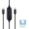 Cable Matters USB 3.0 PC to PC USB Link Cable 2 m (USB Data Cable / PC to PC Link Cable) for Windows and Mac Computers - 2 m - Includes Registration Code for Software Easy Computer Sync