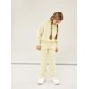 NAME IT Girl Sweatpants Soft Elastic Waistband, Double cream