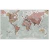Medium Executive World Wall Map Political (Rolled Canvas - No Frame)