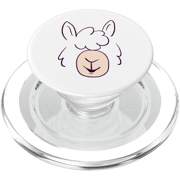 Llama Alpaca Face Costume PopSockets PopGrip for MagSafe