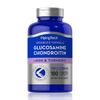 Piping Rock Glucosamine Chondroitin Turmeric MSM | 180 Caplets | Triple Strength | Advanced Supplement | Non-GMO, Gluten Free