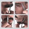 RUBAB MEN Beard Grooming Kit with Comb, Brush, Shaping Tool and Scissors for Men