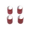 GRAPHICS & MORE Golf Ball - Golfing Tire Rim Valve Stem Caps - Red