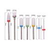 Drill Bit for Nail Machines [Grinding Head, 7-Piece Set] Nail Art, Nail Care, Nail Off, Manicure, Gel Nails