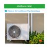 MOOITEK 3" 10Ft PVC Line Set Cover Kit for Ductless Mini Split Air Conditione...