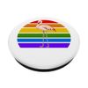 Flamingo Rainbow Bird Birdwatcher Songbird Diversity PopSockets Swappable PopGrip