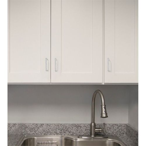 Portico 3.8-Inch Center-to-Center Stainless Steel Silver Cabinet Pulls in 5-Pack