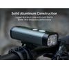 RAVEMEN PR2400 Bike Front Light OLED Bicycle Head Lights Rechargeable Wireless
