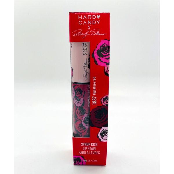 Hard Candy x Marilyn Monroe SYRUP KISS LIP STAIN   Signature Red #1837  Sealed!