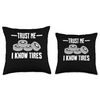 Turst Me I Know Tires Tire Guy Throw Pillow