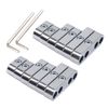 2Sets 7mm 8mm Chrome Spark Plug Wire Separators Looms for Mopar Ford Chevy