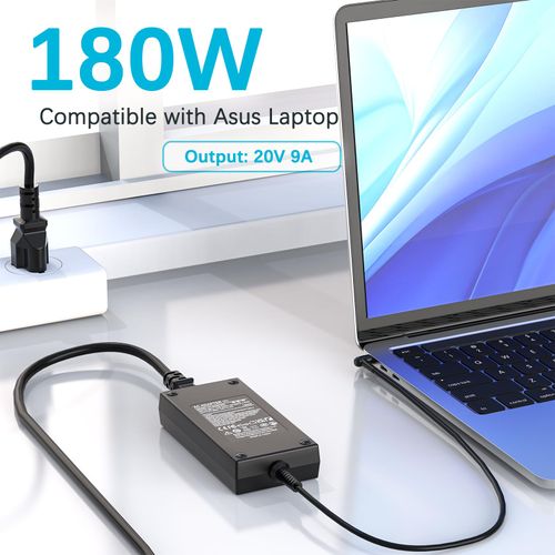 ROLADA 180W AC Adapter Laptop Charger for Asus FX505 FX506 FX505D FX505G FX506L, TUF Gaming F15 FX505DD FX505DT FX505DU FX505DY FX505GT FX505GD FX505GE FX506LI FX506LH FX506LU Power Supply Cord