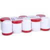 Salbenkruke weiß 50gr incl. Deckel rot, 10 St