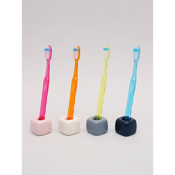 Standing square toothbrush holder