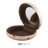 FLOWERING GKO0014-BK Accessory Case (with Mirror) Cat (Black)