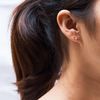 Philip Jones Rose Gold Plated Bumble Bee Earrings