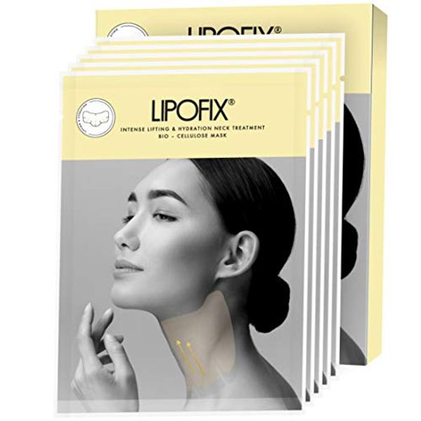 LIPOFIX Neck Lifting Hydrating Firming Intense Treatment Bio - Cellulose Mask