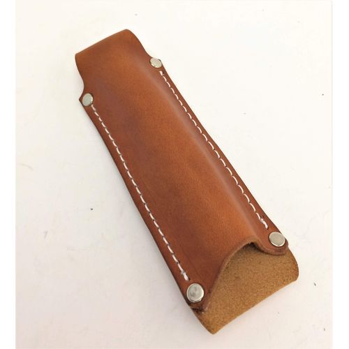 Leather Pen Light Flashlight Holster for Streamlight Stylus and other AAA battery LED Flashlights (Saddle Tan)