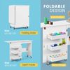 Folding Sewing Table Multipurpose Craft Station & Side Desk with Compact Design
