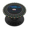 Bohemian Boho Mama Bear Two babies cubs on Black PopSockets Swappable PopGrip