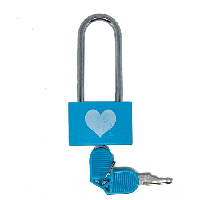 4pcs Baggage Locks Small Padlock Locks Heart Locks With Keys for Diary  Luggage
