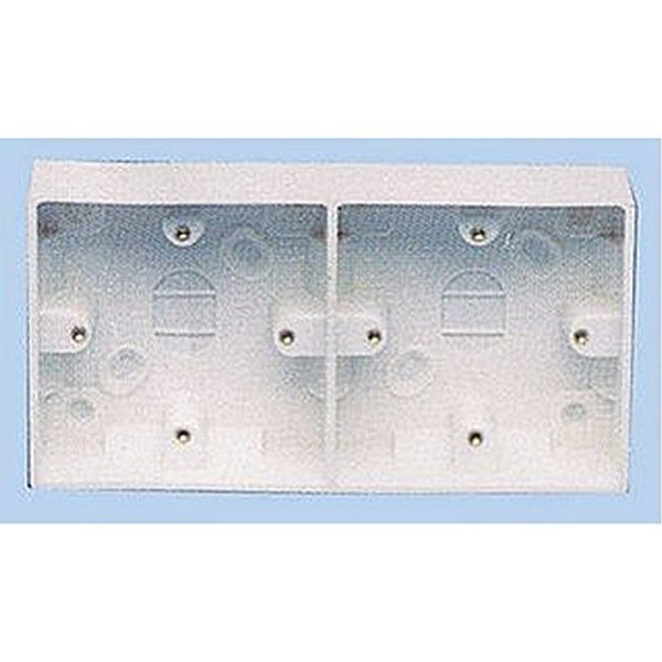 DUAL SURFACE PATRESS 37MM Electrical Back Boxes/Mounting Boxes