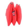 Enso Basic Triple Pencil Case Orange 22x12x5 cms Polyester