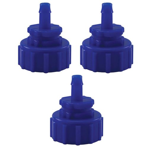 Bottle Emptying Cap Adapter - Converts Used Plastic Bottles into a Great Water Source for Self-Watering Planter Insert - 3 Pack