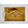 Denver broncos laser engraved bamboo high quality cuttingboard