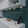 Bright Source LED Triangular Pyramid Cabinet Cupboard Unit Shelf Light, White, 2.5W, 220lm, 3CCT Switchable 3000K 4000K 6000K