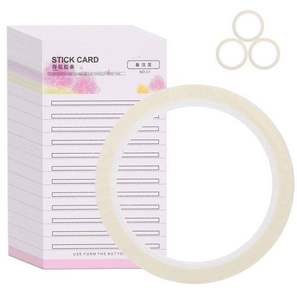 Eyelash Storage Card, Individual Eyelashes Display Stand Grafting Eyelash Storage Strip Adhesive Tape False Eyelashes Paper Card for Stored Simple Fan Styling Eyelash Volume Fan