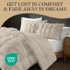 Madison Park Stay Puffed Pillowcase, King, Tan