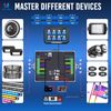 8 Gang  P8Y Ultra RGB Switch Panel with App & 230FT Remote Control Circuit Box