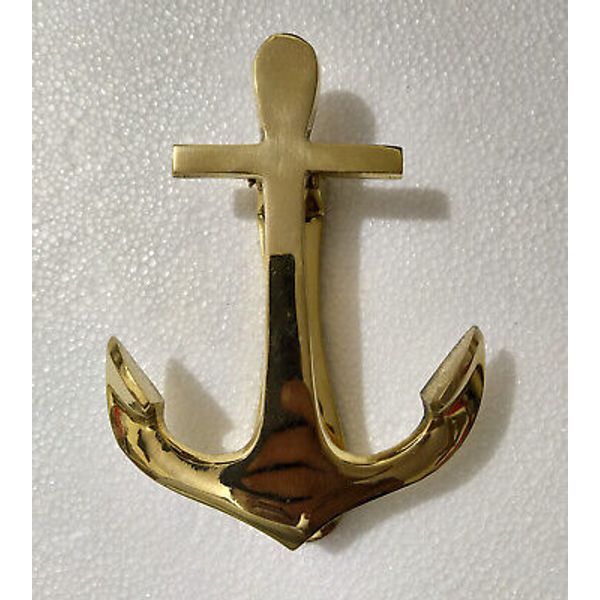 Brass Anchor Door Knocker Solid Brass Ship Anchor