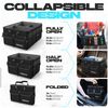 Car Trunk Organizer, Collapsible Multi Compartment SUV Organizer, Foldable St...