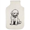 'Cavapoo Dog Sitting' Hot Water Bottle Cover (HW00034355)