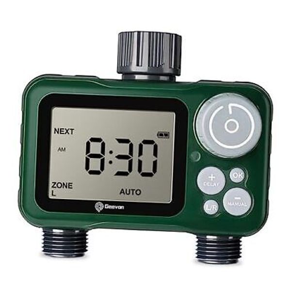 Sprinkler Timer with Brass Inlet Metal Thread,Programmable 230009-Water Timer