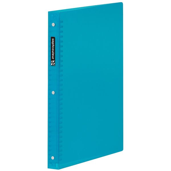 Maruman F582B-52 Loose Leaf Binder, A4, Septocrulle, 30 Holes, Light Blue