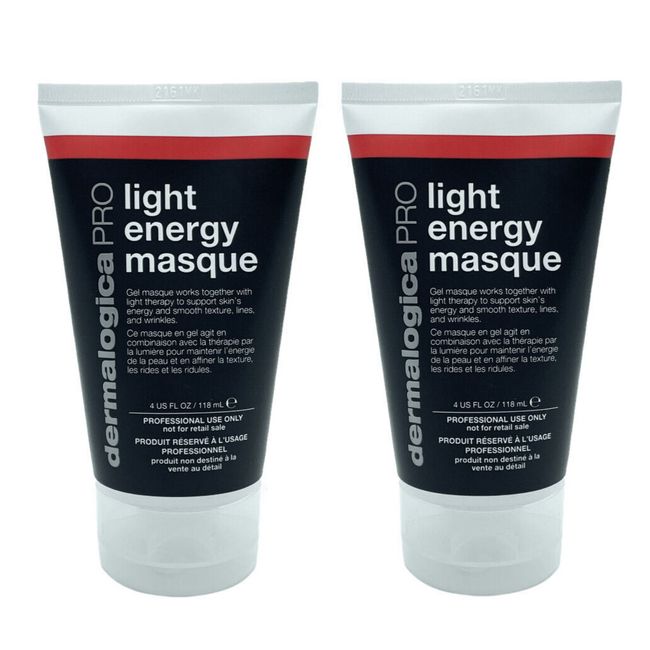 Dermalogica Pro Size Light Energy Masque ( 4fl.oz / 118ml ) *NEW / [ 2 PACK]