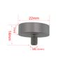 Screw metal universal horizontal bubble water level, level fixed installation, level, circular bubble (22 * 14mm（M6）)
