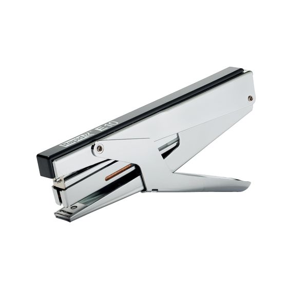 Rapid 21310400 Heftzange E10, Kunststoff/Metall, 10 Blatt, chrom