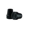 Medline Replacement Cane Tips, 3/4", Black (Pack of 6)
