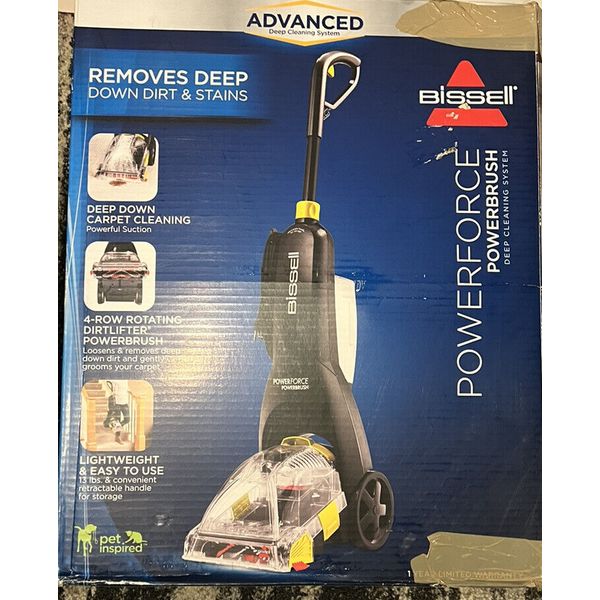 BISSELL 2910 PowerForce PowerBrush Pet Carpet Cleaner Open Box Brand New