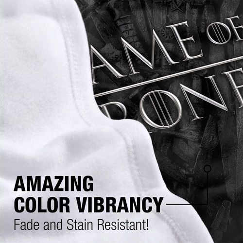 LOGOVISION Game of Thrones Chrome House Sigils Fleece Blanket 60" x 80"