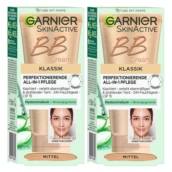 Garnier - Miracle Skin Perfector BB Cream Classic Medium - 2 x 50 ml