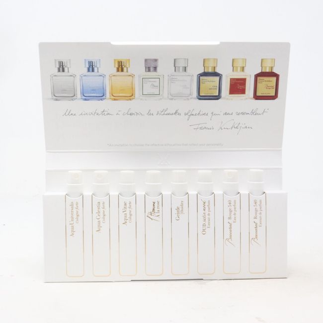 Maison Francis Kurkdjian The Fragrance Wardrobe For Him 8-Pcs Set   New With Box