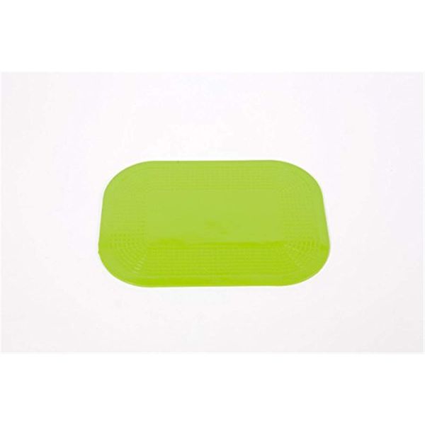 Dycem 50-1590LIM Non-Slip Rectangular Pad, 7-1/4" x 10", Lime