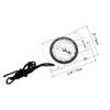 PATIKIL Orienteering Compass, Hiking Backpacking Compass with Declination Scale Map Compass for Camping and Survival Navigation, White